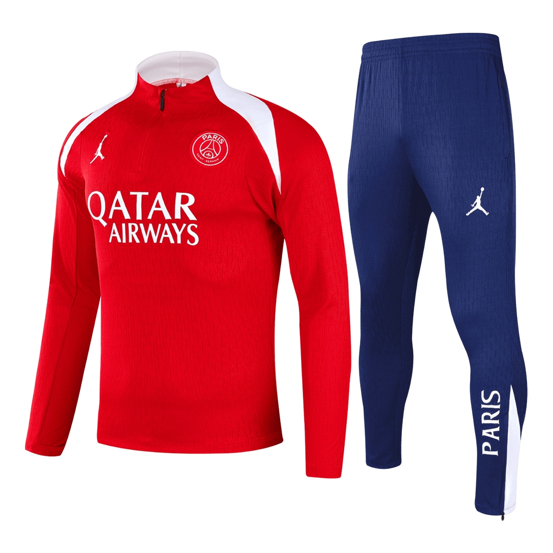 PSG Joggingpak met rit Set(top+broek) 2025/26 Red football shirt