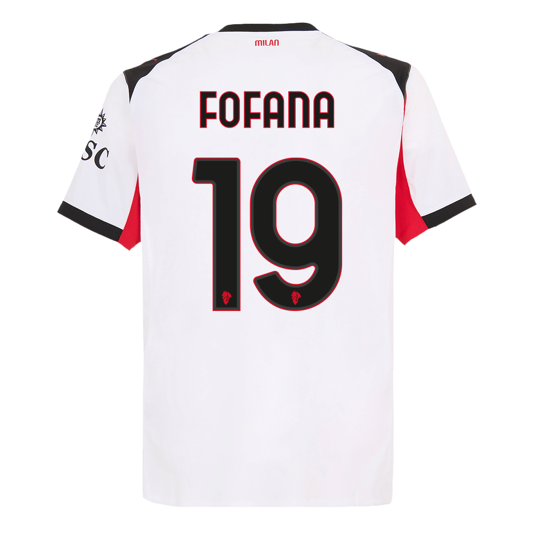 FOFANA #19 AC Milan Uit Spelersversie Voetbalshirt 2025/26 - Slim Fit - foto 12