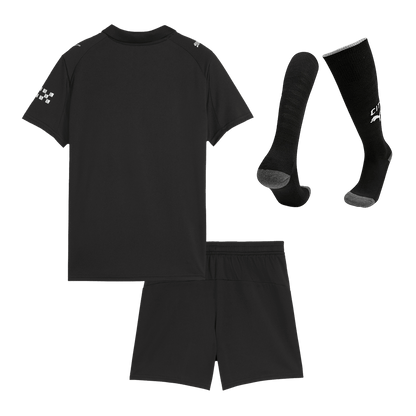 Kinder Manchester City Uit Tenue 2025/26 - achterkant