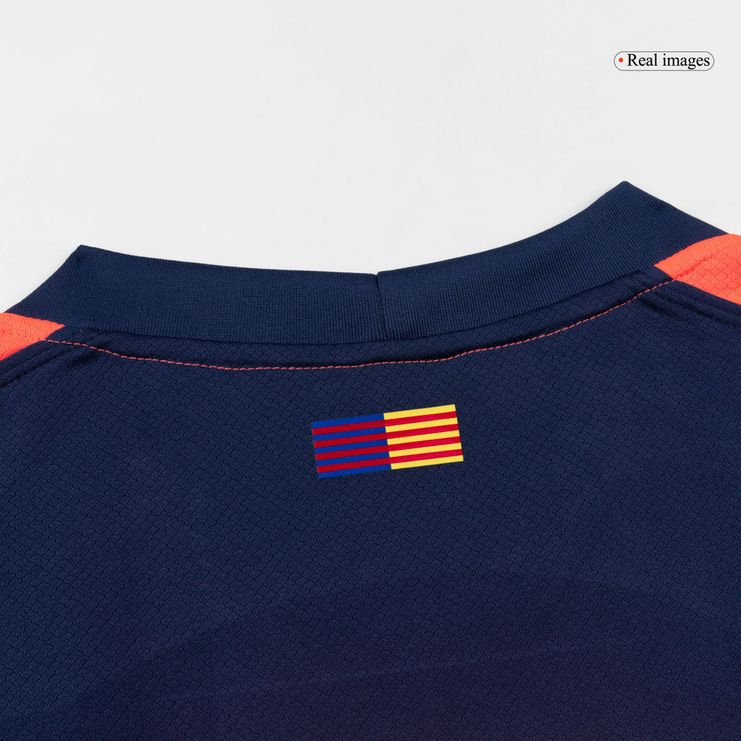 F.DE JONG #21 Heren Barcelona Derde Voetbalshirt 2025/26 - UCL - detail