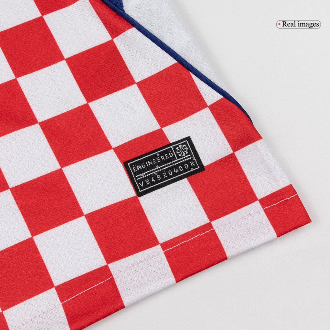 Heren Kroatië Thuis Voetbalshirt WK Voetbal 2026 - detail