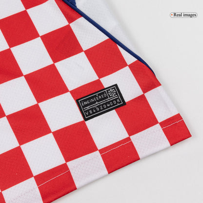 Heren Kroatië Thuis Voetbalshirt WK Voetbal 2026 - detail