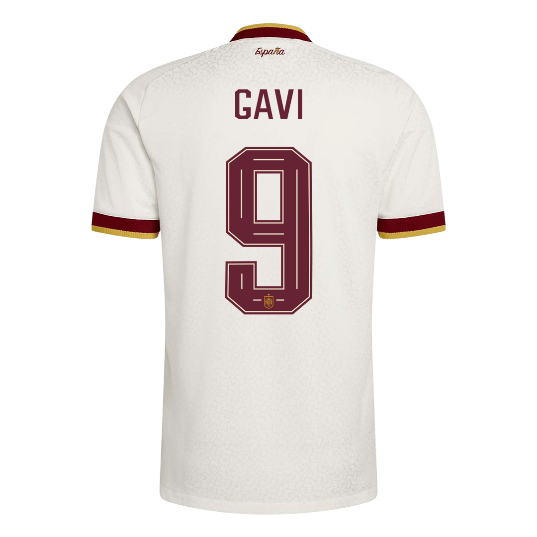 GAVI #9 Spanje Spelersversie uitshirt WK Voetbal 2026 - slim fit