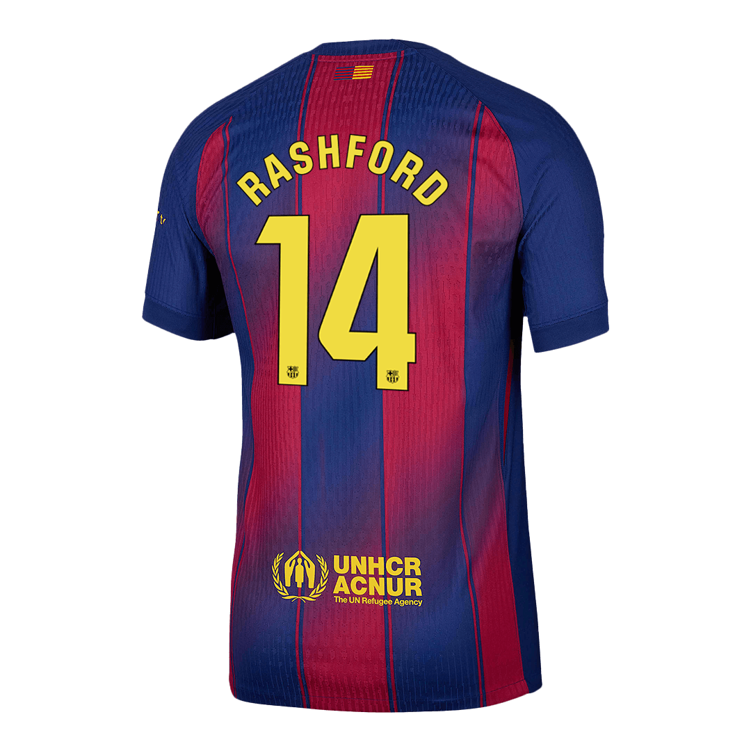 RASHFORD #14 Barcelona Thuis Spelersversie Voetbalshirt 2025/26 - Slim Fit - foto 13