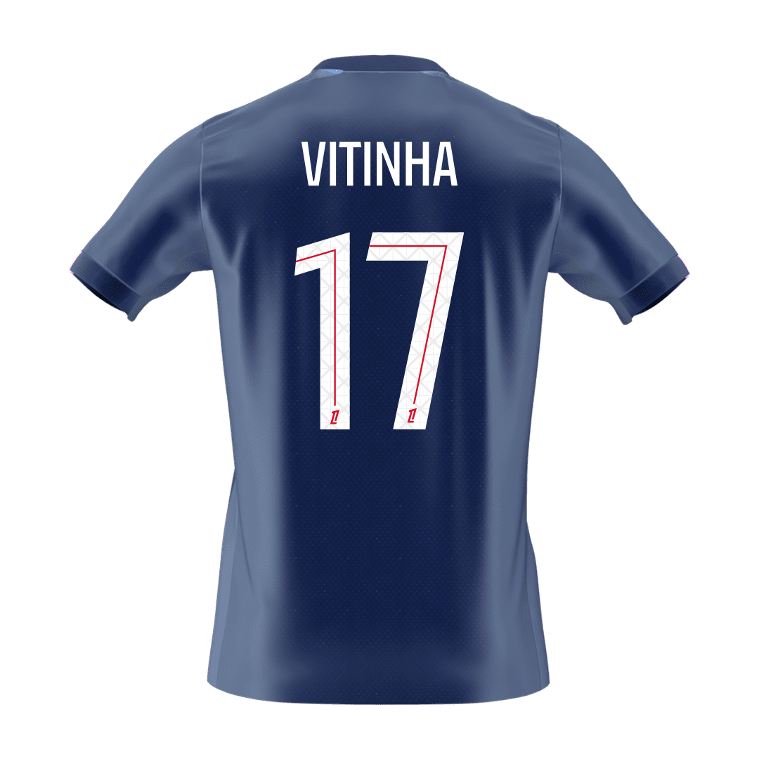 VITINHA #17 Heren PSG Thuis Voetbalshirt 2025/26 [PREMIUM] - extra
