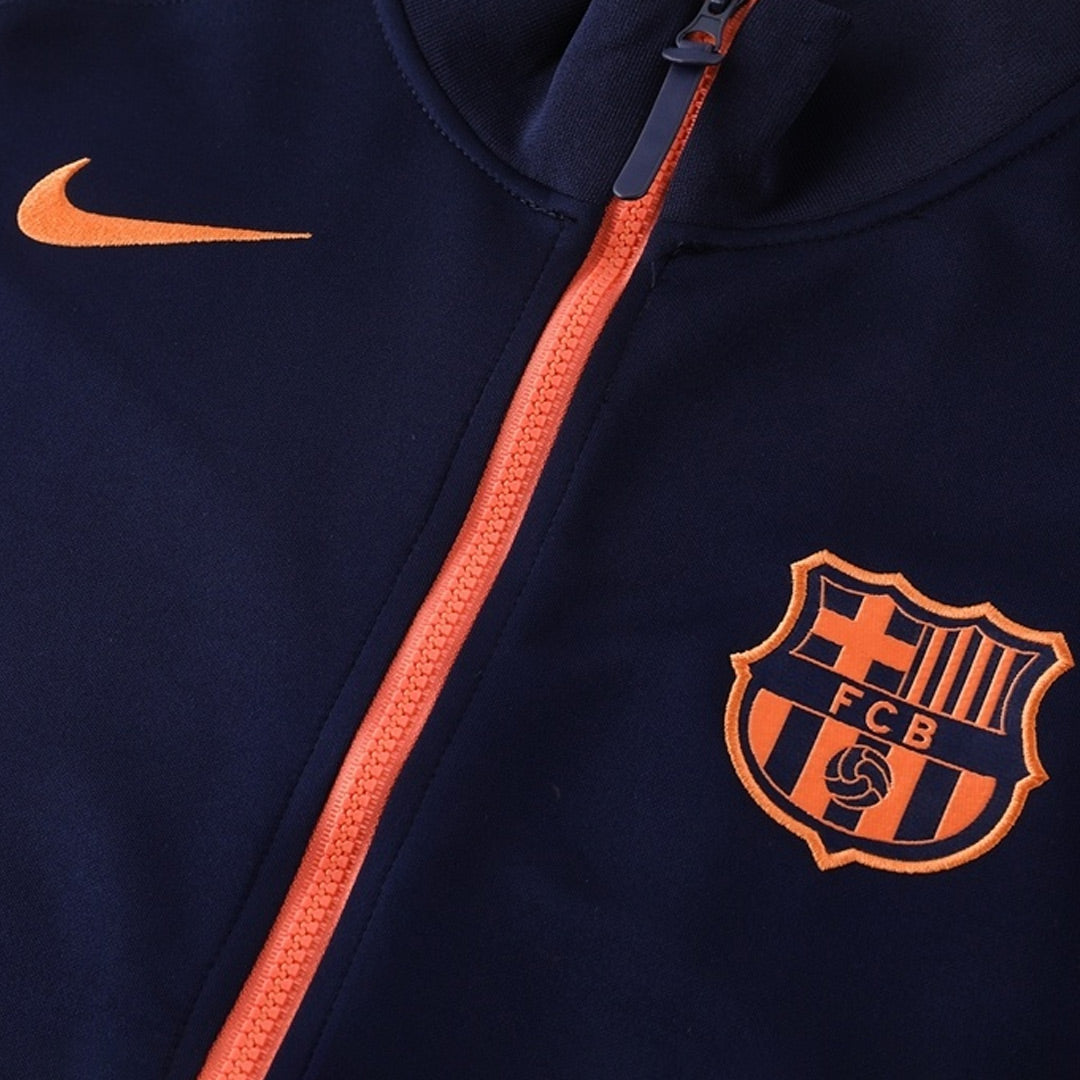 Barcelona Trainingsjack 2025/26 Navy&Orange - detail