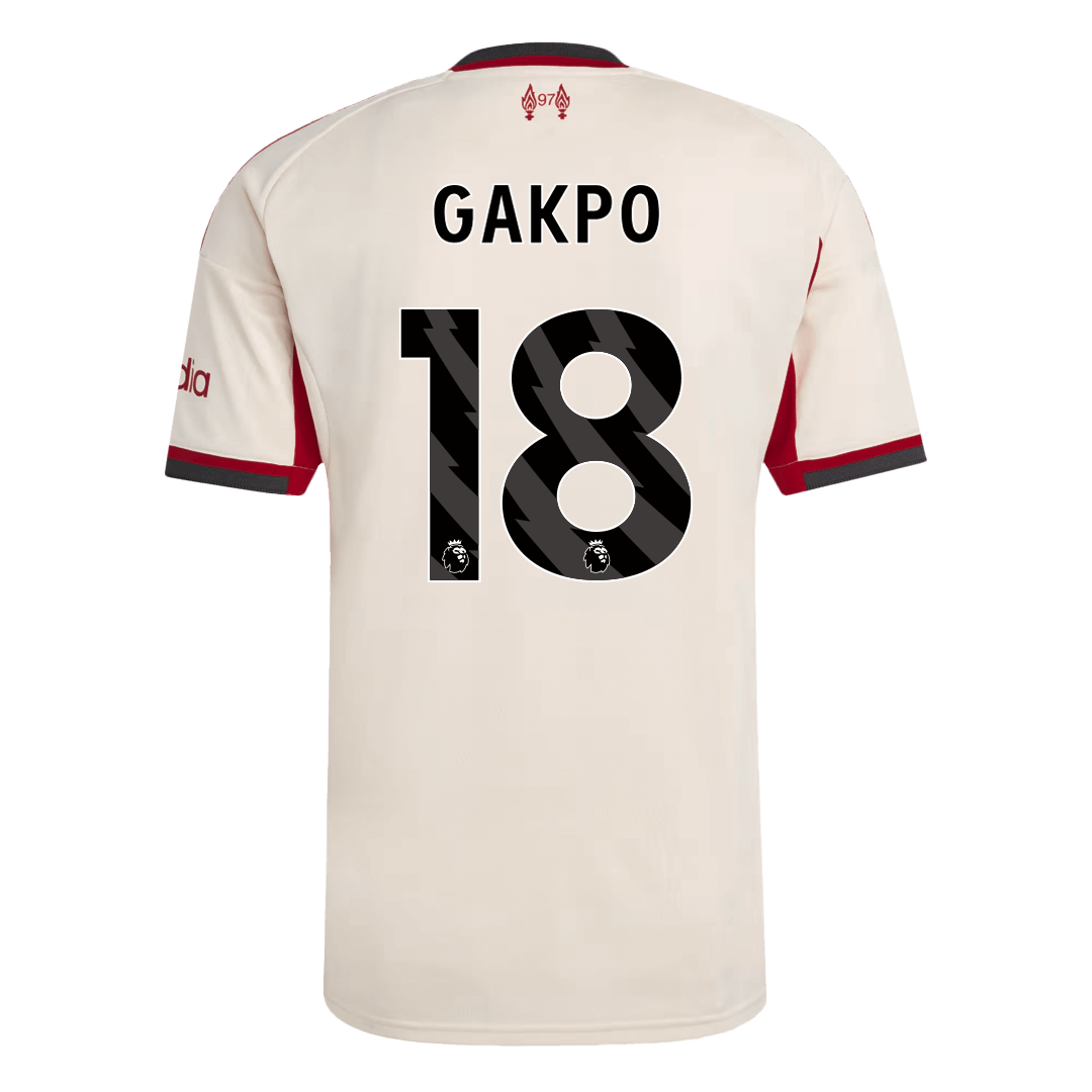 GAKPO #18 Heren Liverpool Uit Voetbalshirt 2025/26 - foto 9
