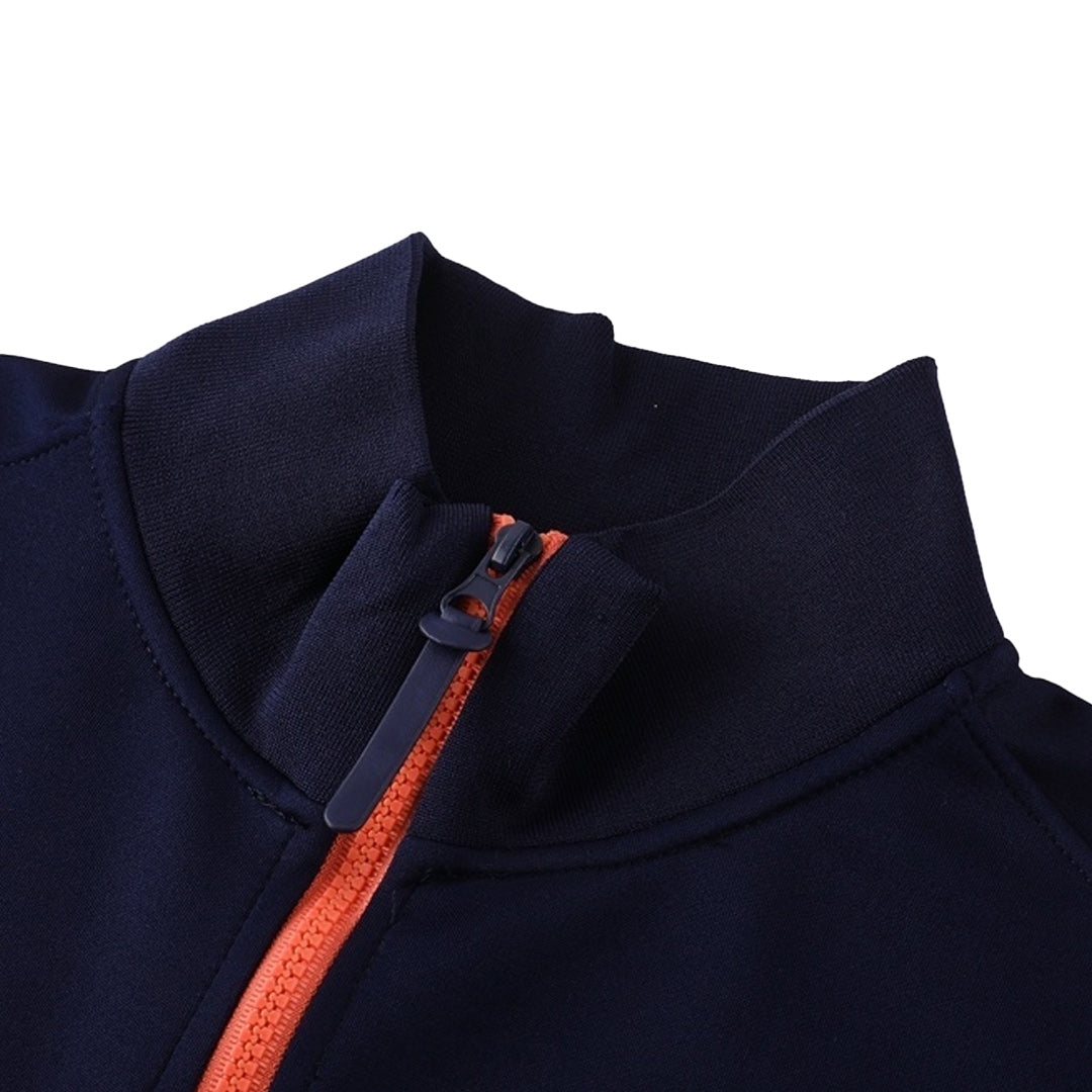 Barcelona Trainingsjack 2025/26 Navy&Orange - model