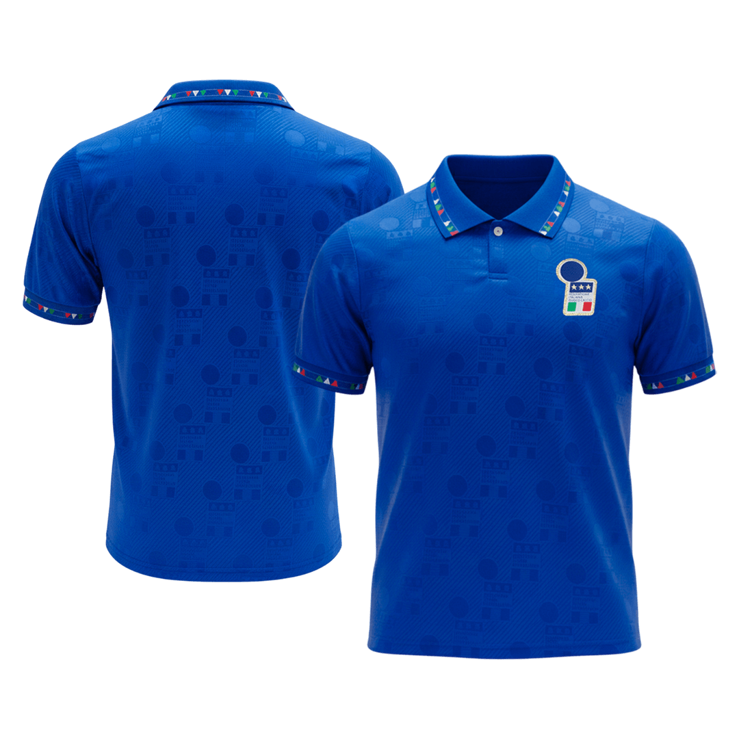 Retro Italië Thuis Voetbalshirt 1994 - detail
