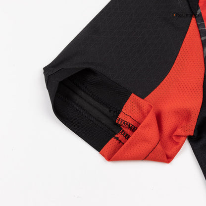AC Milan Thuis Spelersversie Voetbalshirt 2025/26 - Slim Fit - close-up
