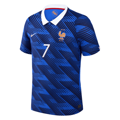 DEMBELE #7 Frankrijk Thuis Spelersversie Voetbalshirt WK Voetbal 2026 - Slim Fit - extra