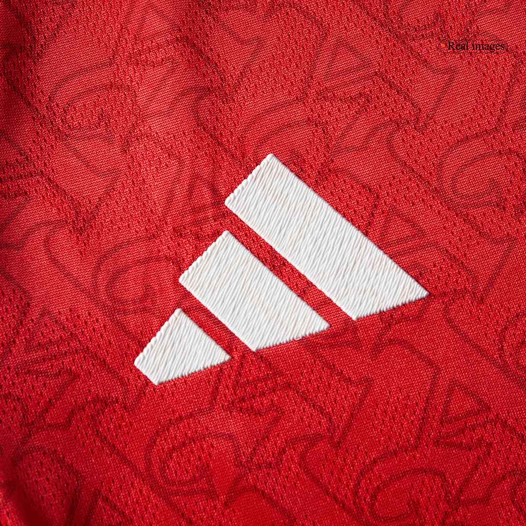 Arsenal Thuis Spelersversie Set 2025/26 - Slim Fit - zijkant