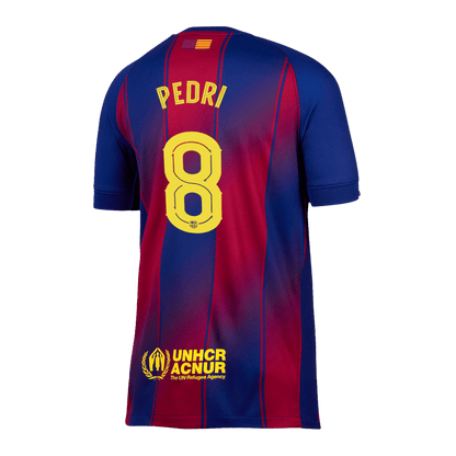 PEDRI #8 Heren Barcelona Thuis Voetbalshirt 2025/26 - UCL [PREMIUM] - zijkant