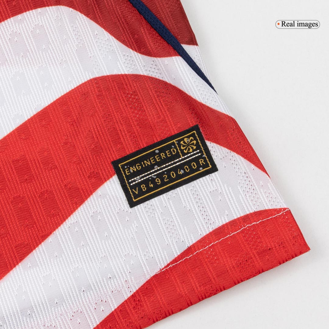 Verenigde Staten Thuis Spelersversie Voetbalshirt WK Voetbal 2026 - Slim Fit - achterkant