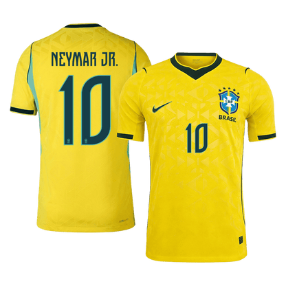 NEYMAR JR. #10 Brazilië Spelersversie thuisshirt WK Voetbal 2026 - slim fit
