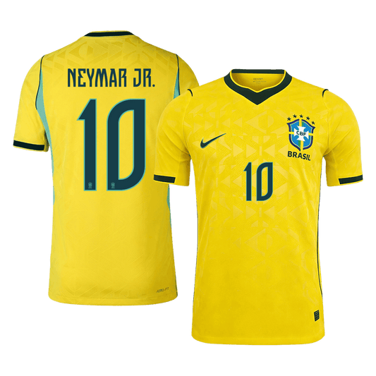 NEYMAR JR. #10 Brazilië Spelersversie thuisshirt WK Voetbal 2026 - slim fit