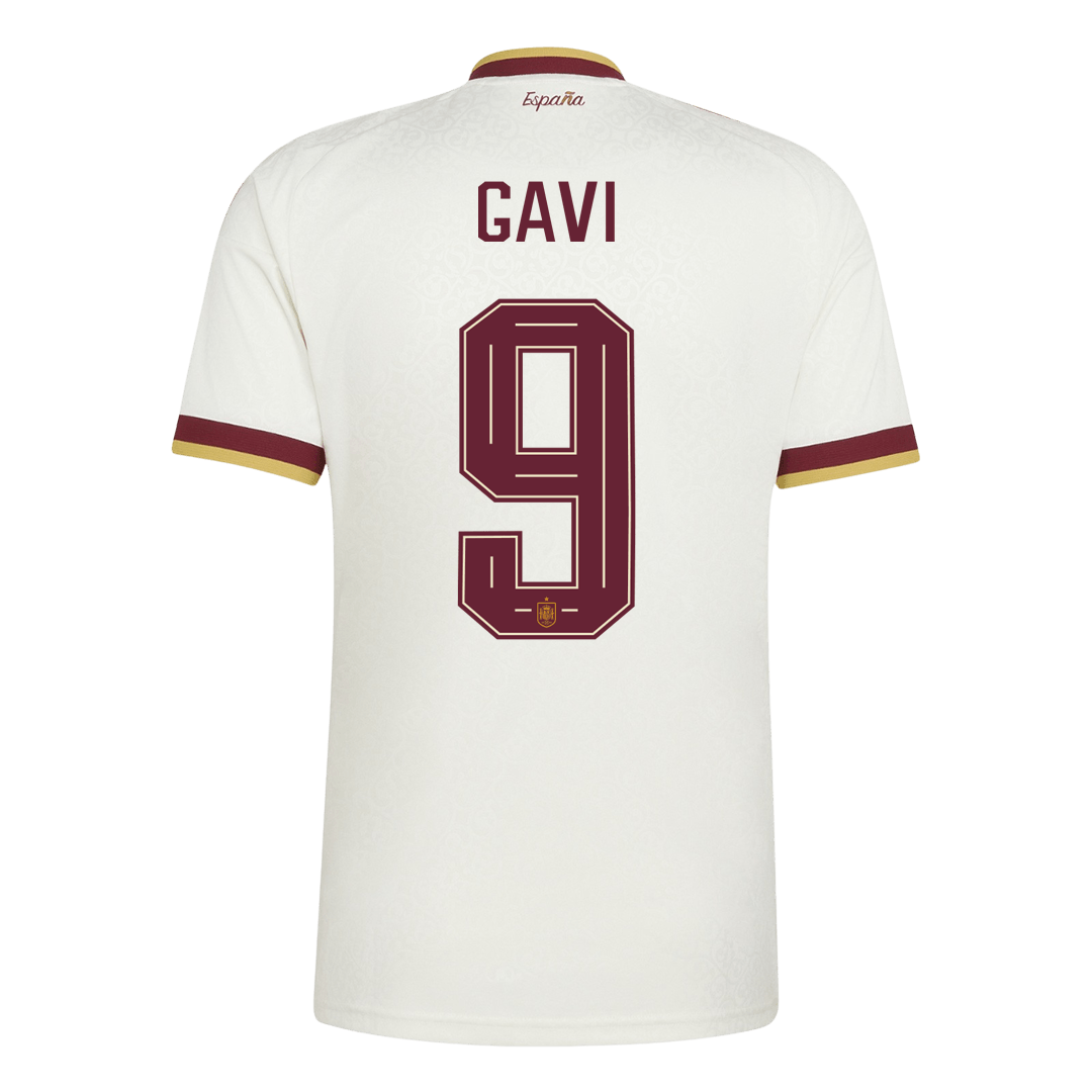 GAVI #9 Heren Spanje uitshirt WK Voetbal 2026