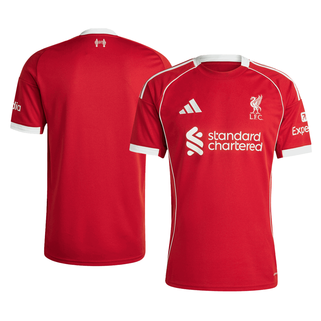 Heren Liverpool Thuis Voetbalshirt 2025/26 - detail