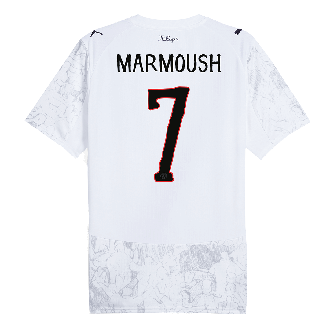 MARMOUSH #7 Heren Manchester City KidSuper Voetbalshirt 2025/26 - Club World Cup - detail