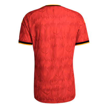 België Thuis Spelersversie Voetbalshirt WK Voetbal 2026 - Slim Fit - achterkant