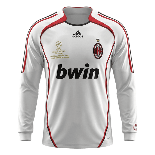 Retro AC Milan Uit Lange Mouwen Voetbalshirt 2006/07 2025/26