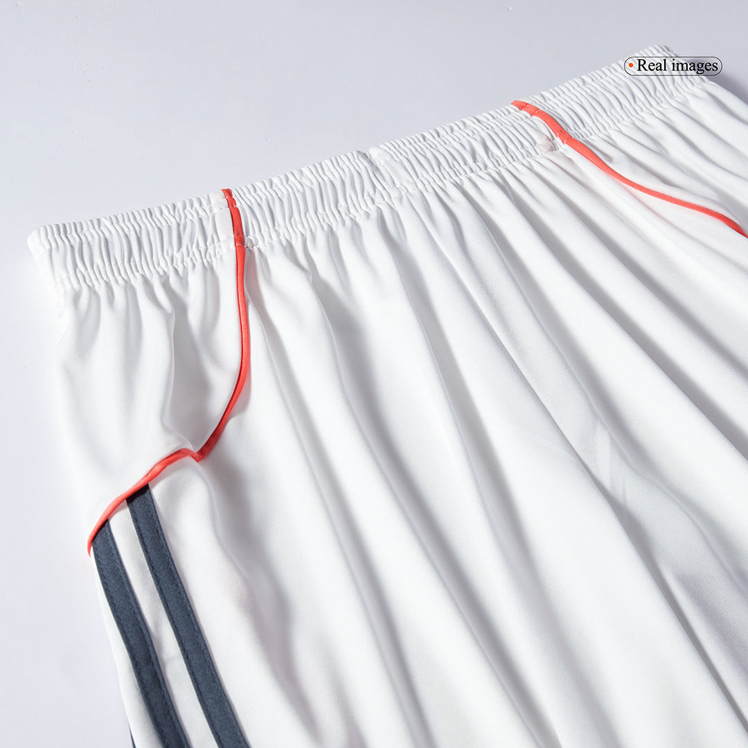 Bayern Munich Away Soccer Shorts 2025/26 White - close-up