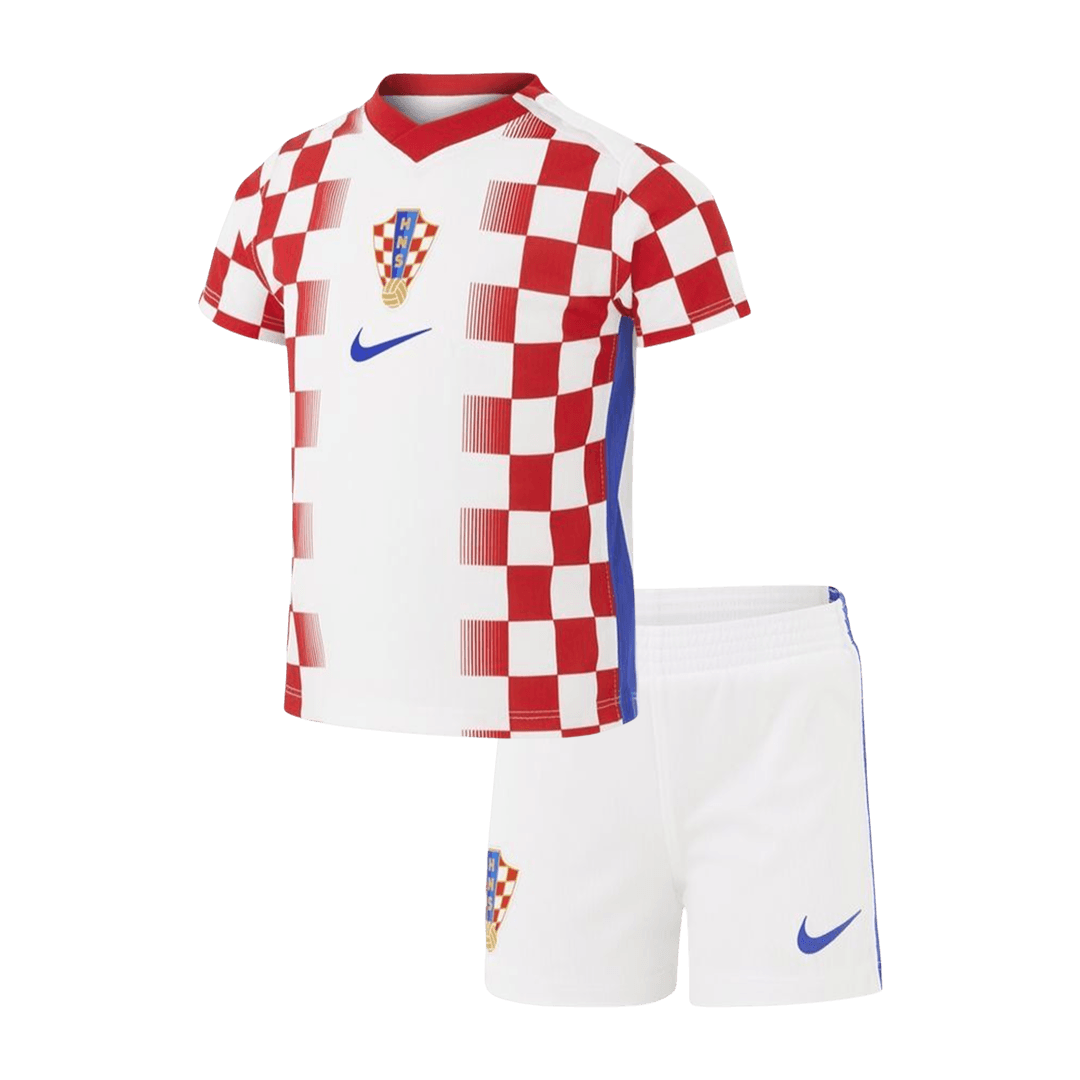 Kinder Kroatië Thuis Tenue WK Voetbal 2026 - voorkant