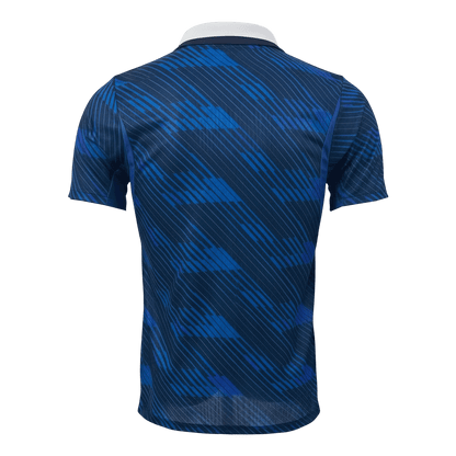 Frankrijk Thuis Spelersversie Voetbalshirt WK Voetbal 2026 - Slim Fit - achterkant