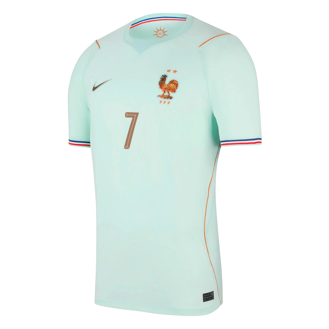 DEMBELE #7 Heren Frankrijk Uit Voetbalshirt WK Voetbal 2026 - zijkant
