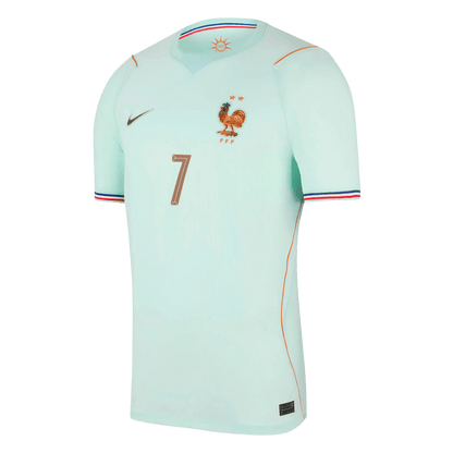 DEMBELE #7 Heren Frankrijk Uit Voetbalshirt WK Voetbal 2026 - zijkant