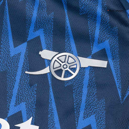 ØDEGAARD #8 Arsenal Uit Spelersversie Voetbalshirt 2025/26 - Slim Fit - zijkant