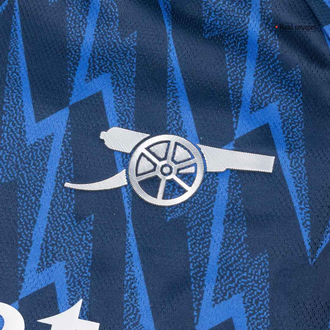 SAKA #7 Arsenal Uit Spelersversie Voetbalshirt 2025/26 - Slim Fit - zijkant