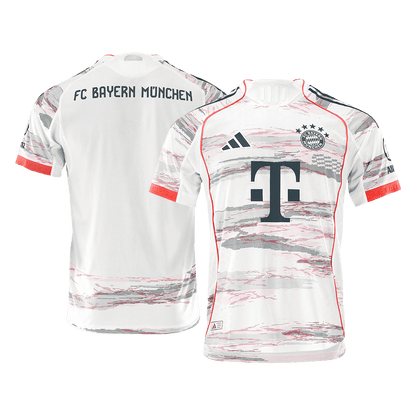 Bayern Munich Uit Spelersversie Voetbalshirt 2025/26 - Slim Fit - zijkant