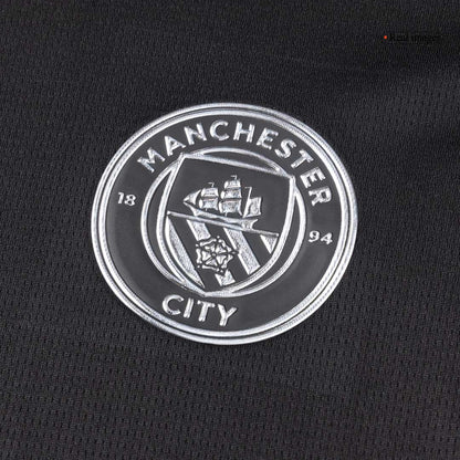 Heren Manchester City Uit Voetbalshirt 2025/26 - close-up