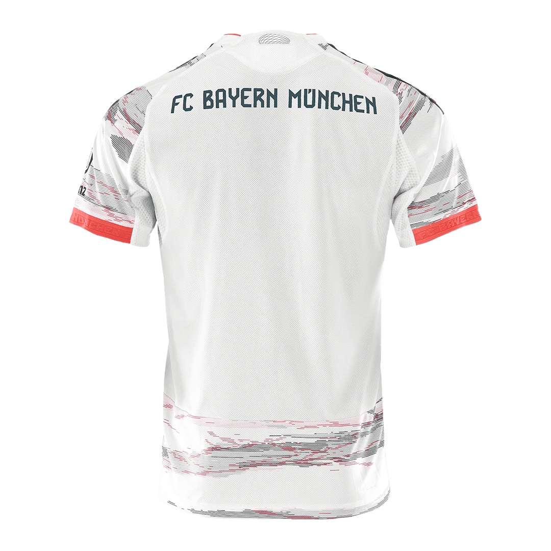 Bayern Munich Uit Spelersversie Voetbalshirt 2025/26 - Slim Fit - close-up