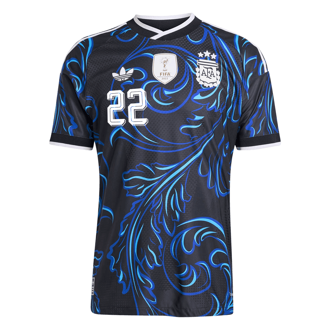 L. MARTÍNEZ #22 Argentinië Spelersversie uitshirt WK Voetbal 2026 - slim fit