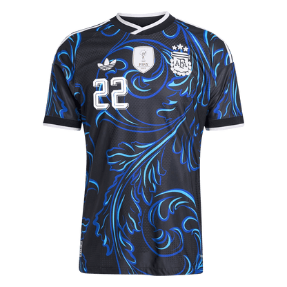 L. MARTÍNEZ #22 Argentinië Spelersversie uitshirt WK Voetbal 2026 - slim fit