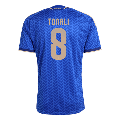 TONALI #8 Heren Italië Thuis Voetbalshirt WK Voetbal 2026 - achterkant