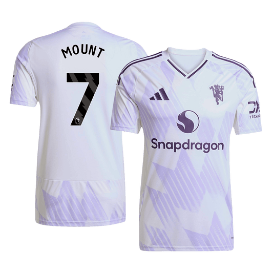 MOUNT #7 Heren Manchester United Uit Voetbalshirt 2025/26