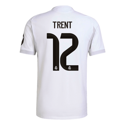 TRENT #12 Real Madrid Thuis Spelersversie Voetbalshirt 2025/26 - Slim Fit - close-up
