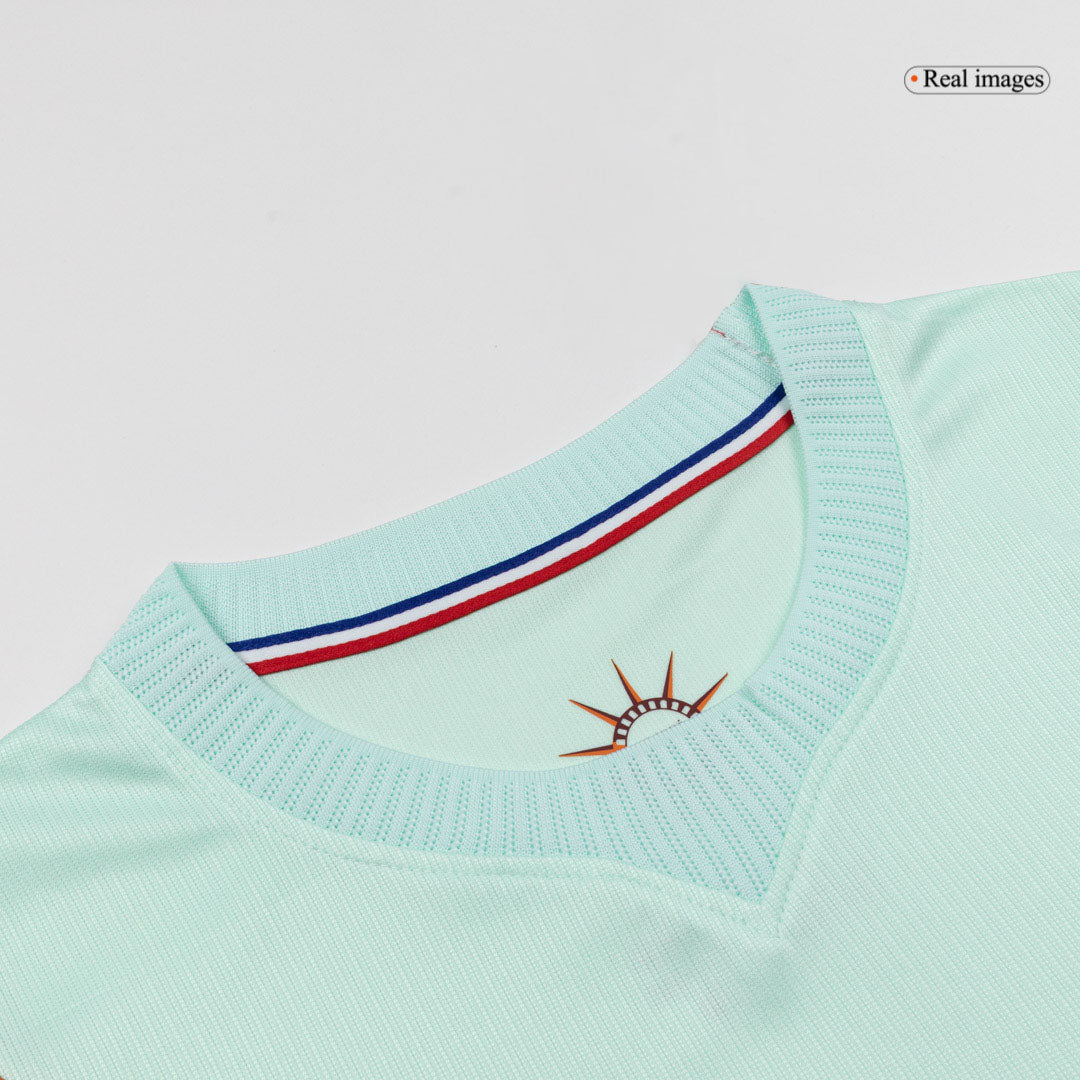 MBAPPE #10 Heren Frankrijk Uit Voetbalshirt WK Voetbal 2026 - close-up