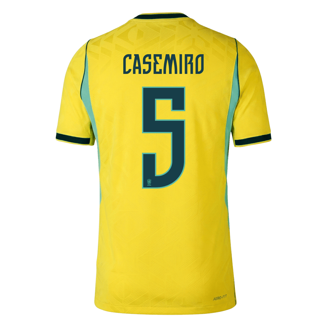 CASEMIRO #5 Brazilië Spelersversie thuisshirt WK Voetbal 2026 - slim fit