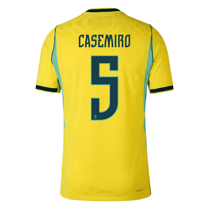 CASEMIRO #5 Brazilië Spelersversie thuisshirt WK Voetbal 2026 - slim fit