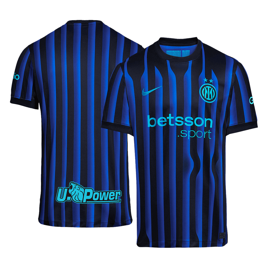 Heren Inter Milan Thuis Voetbalshirt 2025/26 - close-up