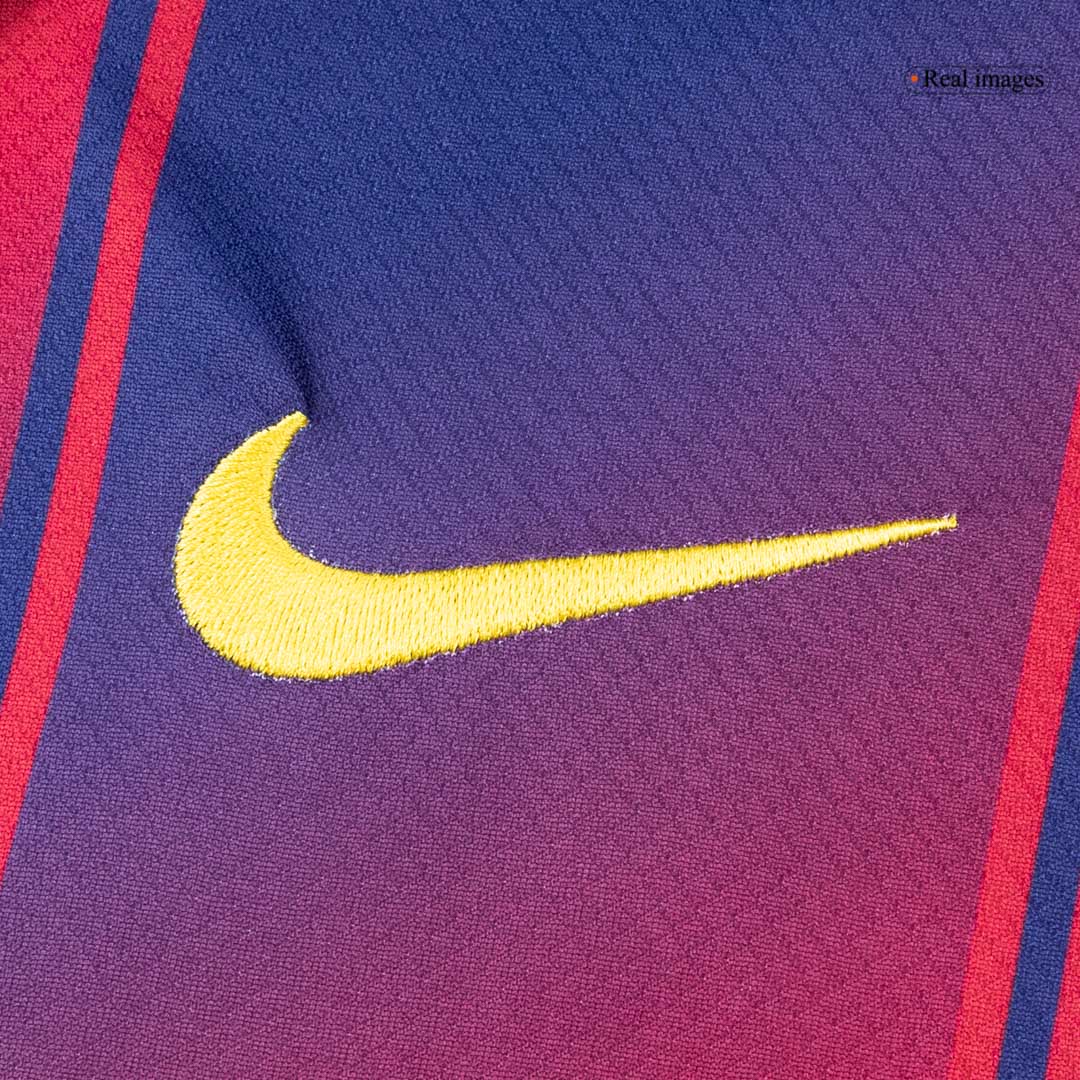 Heren Barcelona Thuis Lange Mouwen Voetbalshirt 2025/26 - extra