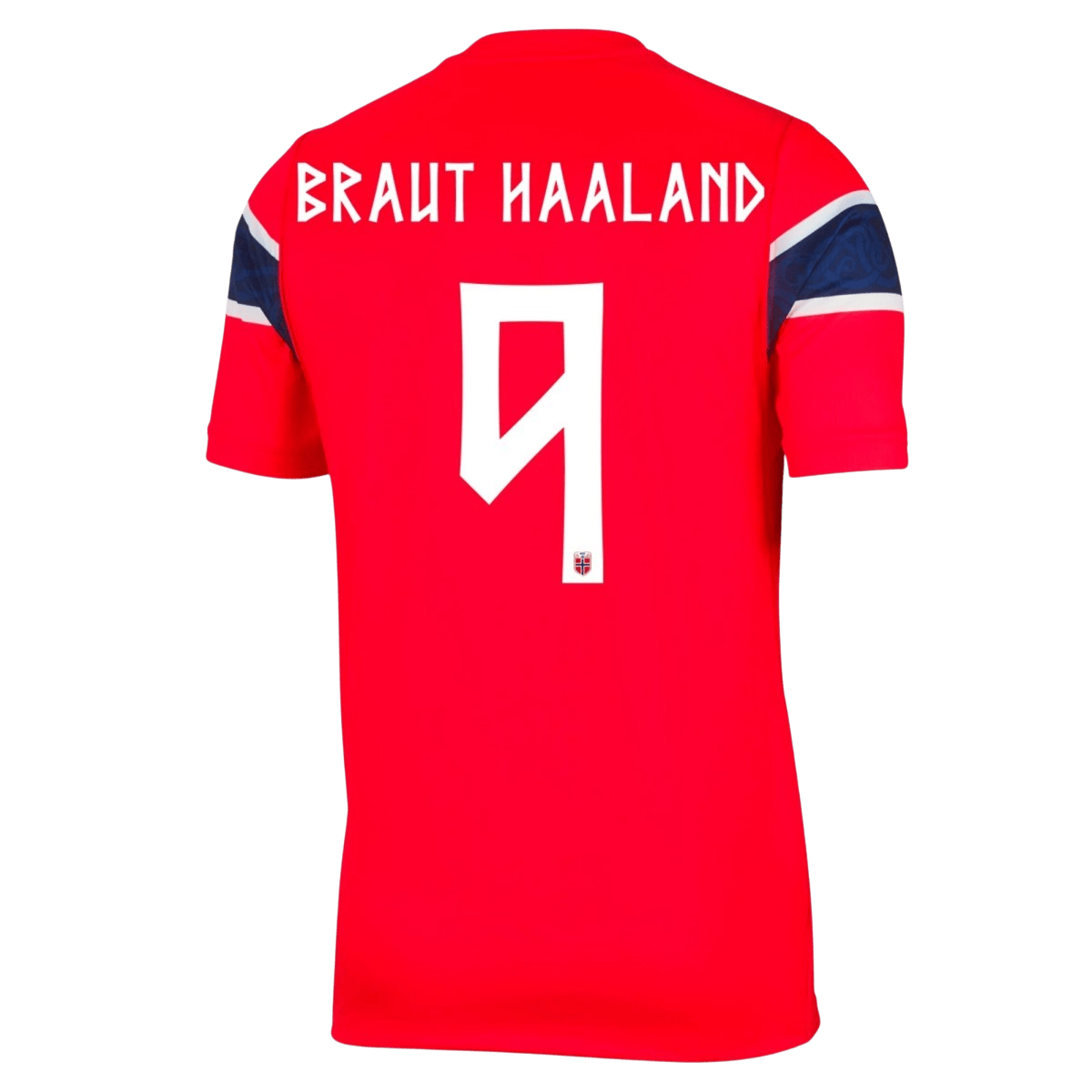 BRAUT HAALAND #9 Heren Noorwegen Thuis Voetbalshirt WK Voetbal 2026 - voorkant