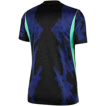Dames Brazilië Uit Voetbalshirt 2026 - achterkant