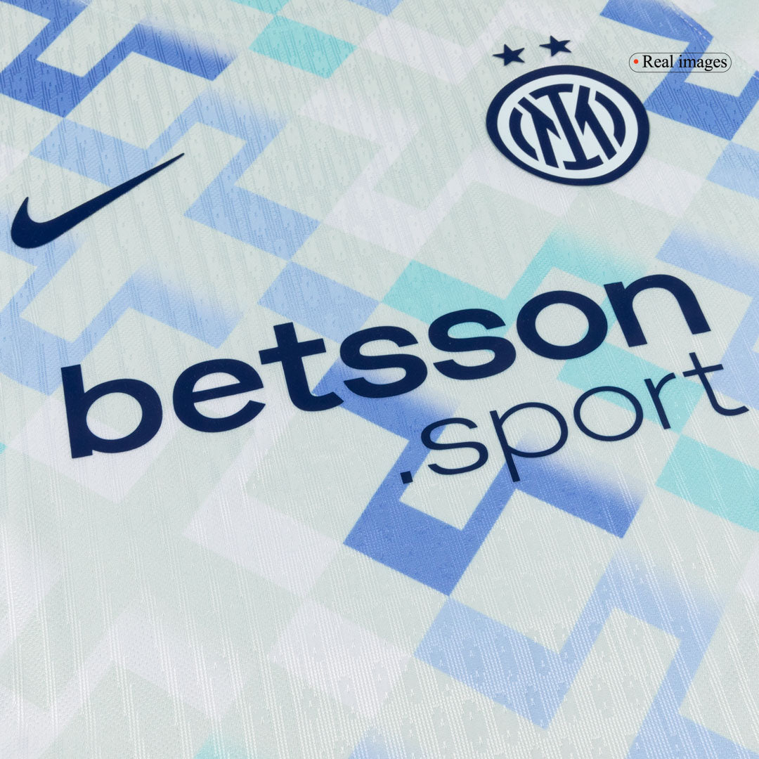 DUMFRIES #2 Inter Milan Uit Spelersversie Voetbalshirt 2025/26 - Slim Fit - verpakking