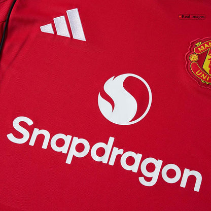 Heren Manchester United Thuis Lange Mouwen Voetbalshirt 2025/26 - foto 12