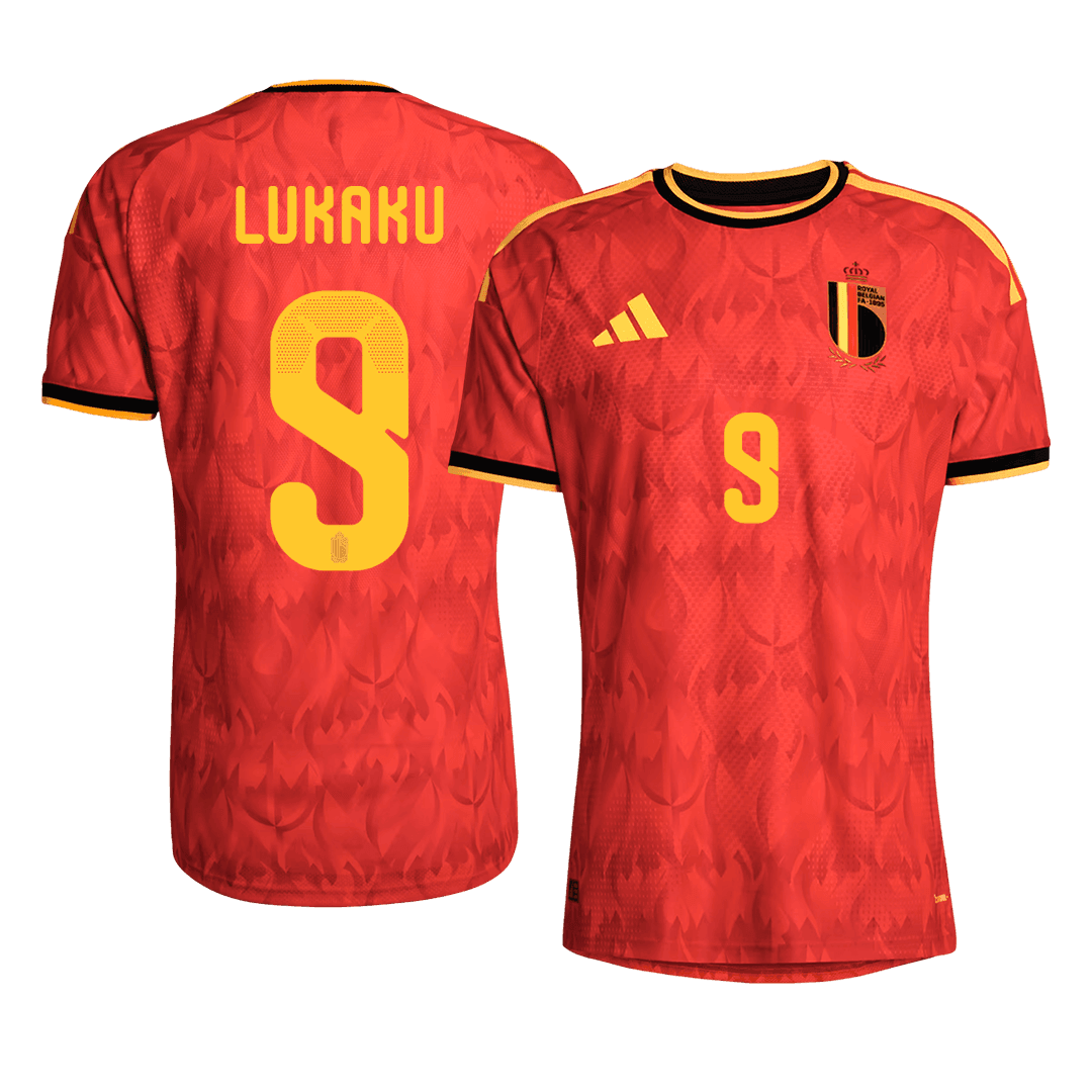 LUKAKU #9 België Spelersversie thuisshirt WK Voetbal 2026 - slim fit